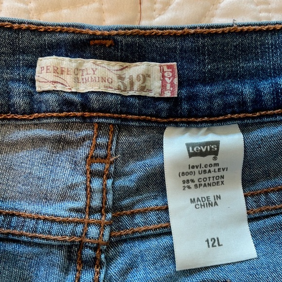 Levi’s 512 Perfectly Slimming Jeans Size 12 - Picture 5 of 10